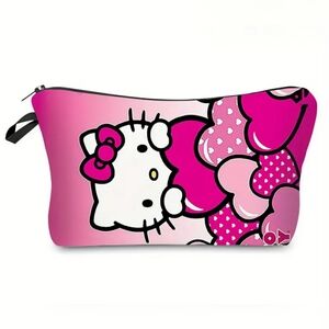 Hello Kitty makeup pouch.